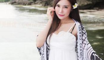 MyGirl美媛馆 - Carina梦绮泳衣写真分享：我就想知道她的自信从哪里来！