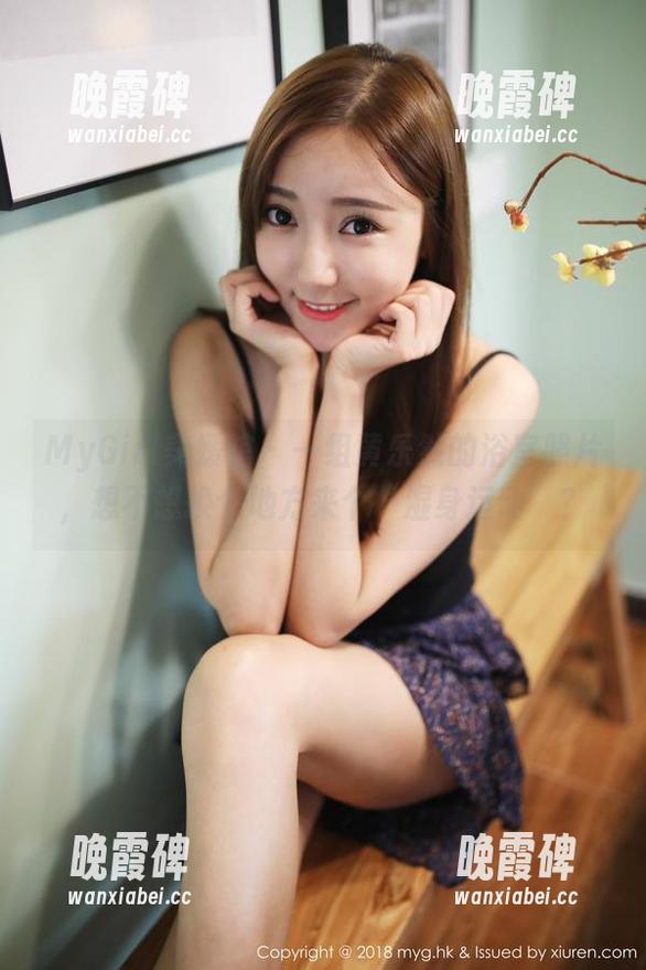 MyGirl美媛馆-黄乐然 MyGirl美媛馆 - 一组黄乐然的浴室照片,想不想换个地方来个“湿身运动”?