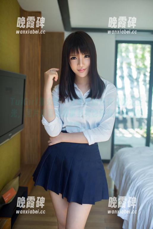 TuiGirl推女郎 - 艾栗栗的连衣裙配无圣光，图片后面的故事其实也许有些小小的迷离。