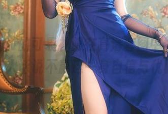樱落酱w的可畏礼服在高清套图中登场，没有人话说不赢这一身自信与优雅。