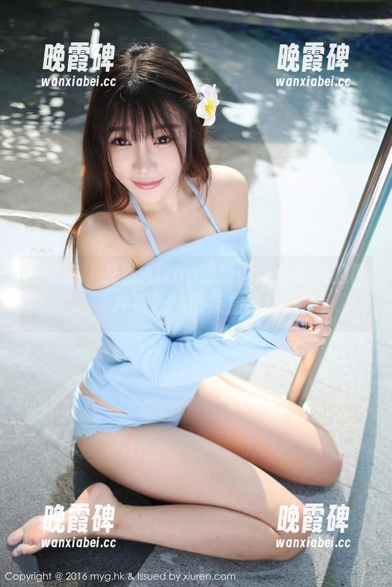 美媛馆 - 艾然Airan的新画风：夏天的图片更新，热辣加持！