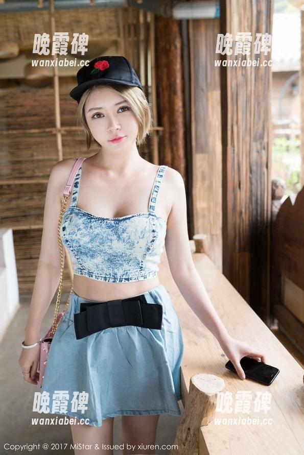魅妍社 - Jenny佳妮的小心机，夏天全套的图片像是在悄悄诉说，只是每次目光停留都有些不自觉。